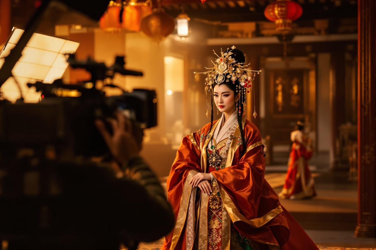 吾爱吃瓜网 - 古装剧组女主演替身曝光正脸，颜值惊艳引发换角呼声